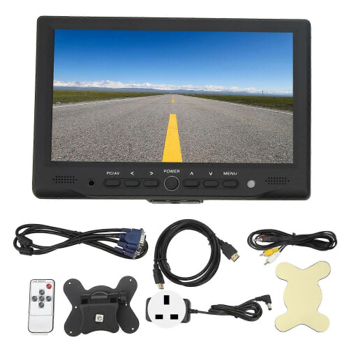 Οθόνη TFT LED 7 ιντσών VGA AV DC HD Πολυμέσα Διεπαφής Έγχρωμη Οθό