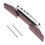 Rosewood Base Bridge with Roller for 6 String LP SG Jazz Guitar(Silver) 1