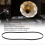 Black Record Player Turntable Belt Replacement Rubber Recorder Drive Belt 49cm Length 4