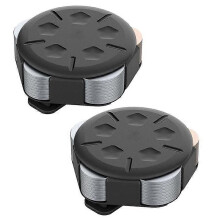 2 Pack Coin Dispenser - Portable Coin Case with Clip, Change Holder Minimalist Coin Collection Wall