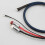 Cable de audio para brazo de tocadiscos OFC plateado con blindaje, conector macho 5DIN a conector RCA 3