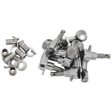 Tuning Pegs / Strings for / Tele / Acoustic Guitar 6L Silver