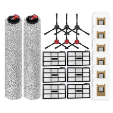 Ersättningskit för Omni E28/E25 robotdammsugare - Inkluderar sidoborstar, rulle, mopp, dammpåsar och