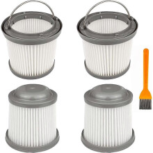 4 kpl PVF110-vaihtosuodatinta Black and Decker BDH2000PL -rikkaimuriin, pestävät rikkaimurin suodattimet