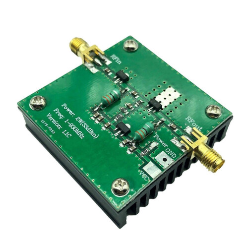 Ραδιοφωνική Μετάδοση FM HF 1--930MHz 2.0W 2W RF Ευρυζωνική Ενισχυτής Ισχύος Μονάδας 1