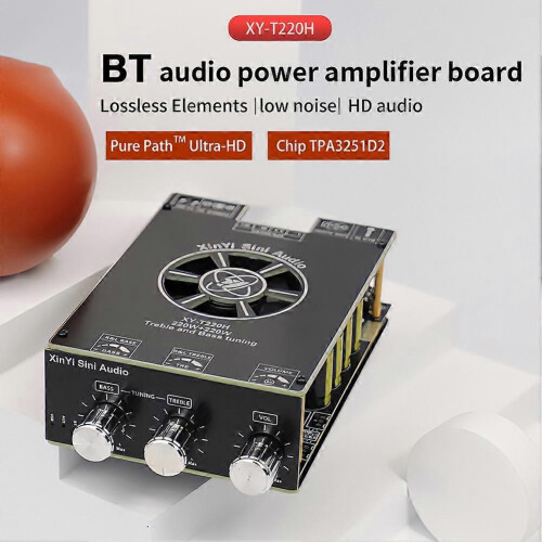 Ασύρματος ενισχυτής ισχύος 220W+220W BT 5.2 Φορητή μονάδα ενισχυ 1