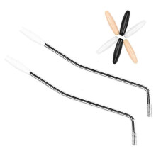 2 Pieces 5/6Mm Thread Tremolo Arm Whammy Bar,Metal Tremolo Arm with Tip for Electric Guitar Tremolo