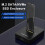 BLUEENDLESS Dual Protocol M.2 SATA SSD Docking Station Base External SSD Hard Disk Enclosure Online Reading Writing Speed 4