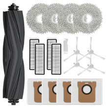 För L10S Ultra/L10 Ultra/L10S Pro för X10 Plus Huvudsidoborste HEPA-filter Moppdynor Dammpåsar Par