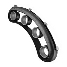 Guitar Finger Expansion Finger Force Span Practing Trainer Tool,Bass Piano Finger Speed System Accessories Black