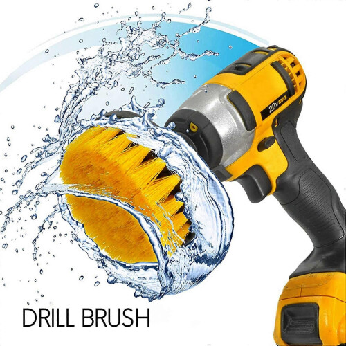 4Pcs Combinate Power Scrubbing Brush for Car Cleaning 2
