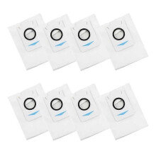 Dammsugarpåsar kompatibla med Ecovacs Deebot X1 Plus T10 Plus extraktionsstation, 3,2 L dammsugarpåsar