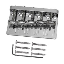 5 String Thickened Bass Saddle Bridge Pull String Plate for 5 String Electric Bass Guitar Accessori