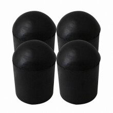 Double Bass Endpin Rubber Tips 28x20mm, Set of 4, Floor Protection and Stability