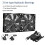 Controller di raffreddamento ventola 110V-220V per chassis di macchine BTC, armadi per workstation, 4