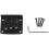 Guitar Bridge Tail 3 String Guitar Replacement Black 1