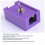 Network RJ45 LAN CAT5/CAT6 Twisted Pair Control Switch Toggle Switch Network Cable Switch 3