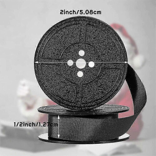 4 Pack Typewriter Ribbon Spool Ink Replacement for Typewriter - Black Ink Spool 2