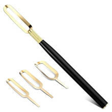 4Pcs Pottery Fluting Tool Kit Clay Ceramics Trimming Tools with 3 Different Fluting Handle fo