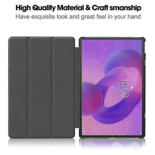 Idea Tab Pro Tablet-Hülle mit stoßfestem Lederständer in Grau 1
