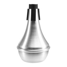 Weaker Beginners Practice Straight Body Mute Accessories Portable Mute Aluminum Alloy Trumpet Mute