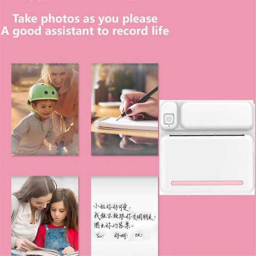 C19 Printer Portable Thermal Printer Photo Pocket Thermal Label Printer 58mm Printing Wireless Bluetooth Android IOS 2