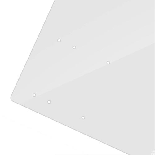 Clear Acrylic Open Frame Computer Case, M-ATX Motherboard Base Bracket 1