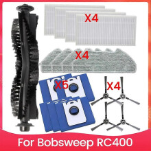 18 delar dammsugare borste dammpåse filter och moppduk set för Bobsweep RC400 dammsugare ersättning