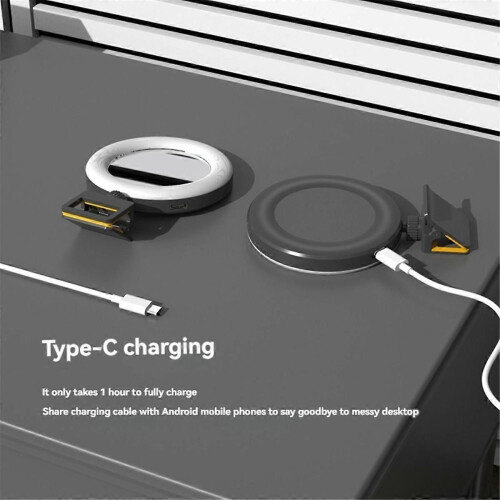 Selfie Ring Light Rechargeable Portable Clip on Selfie Ring Light