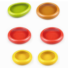Fruit and Vegetable Storage Containers Set for Avocado Onion Lemon Tomato Saver and Storage Keeper Reusable - 6PCS