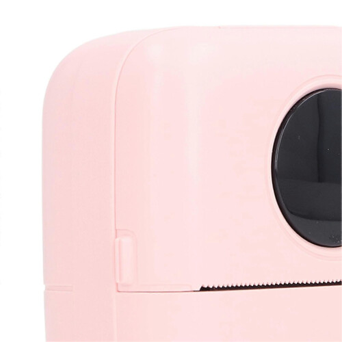 Pocket Thermal Printer Bluetooth High Definition Portable Mini Printer for QR Code Label Pink 2