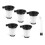5 Pcs HEPA Replacement Filter for Vacuum Cleaner, High-Efficiency Vacuum Filter Replacement with 1pc 1