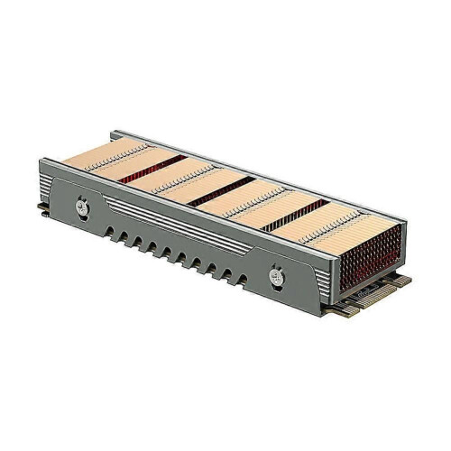 Ψύκτρα υψηλής απόδοσης TEUCER M.2 NVME SSD, πτερύγια χαλκού με 1