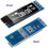 5 Pieces I2C Display Module 0.91 Inch I2C OLED Display Module I2C OLED Screen Driver DC 3.3V-5V(Whit 2