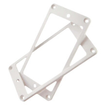 2pcs White Flat Humbucker Pickup Rings Frame for Gibson Les Paul Guitar Replacement Parts