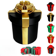 Puzzle Gift Box with Refined Blackgold Finish, 10Layer Reusable Prank Money Box for Cash Gifts