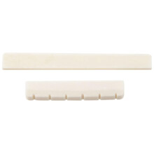 White Guitar Parts 6 String Classical Guitar Bone Bridge Saddle And Nut Set