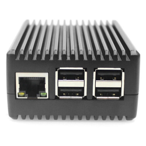 2X για Raspberry Pi 3B/3B+ Pi Κέλυφος ψύξης από κράμα αλουμινίου Μετ 1