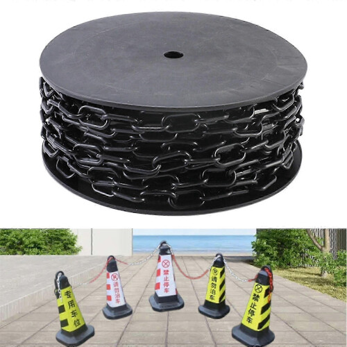High Visibility Safety Barrier Chain PP Plastic Easy Cut Caution Security for Parking Driveway Events 2