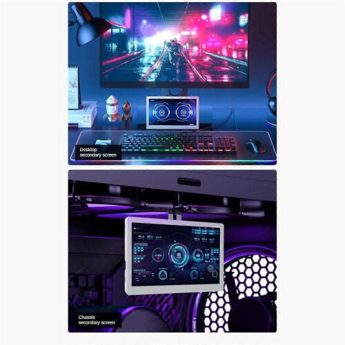 Οθόνη IPS 7 ιντσών USB2.0 Δευτερεύουσα οθόνη 1024x600 170 Οθόνη επέ