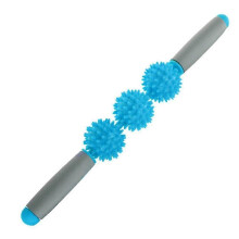Muscle Relaxation Massage Stick Silicone Hedgehog Ball Foam Roller for Fitness & Recovery