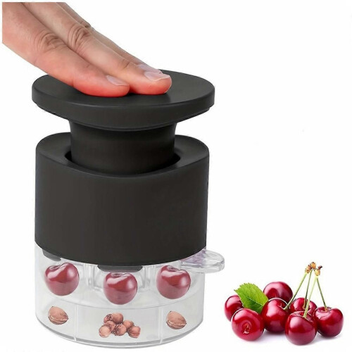 7 Holes Cherry Fruit Kitchen Pitter Remover Olive Corer Remove Pit Tool Fruit Vegetable Tools Cherr