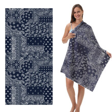 Oversized Microfiber Beach Towel Sand Quick Dry Lightweight 27x55 Inch Summer Travel Gift