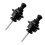 Säkra gitarrremstift för akustisk, elgitarr och bas - 2-pack, svart finish 1