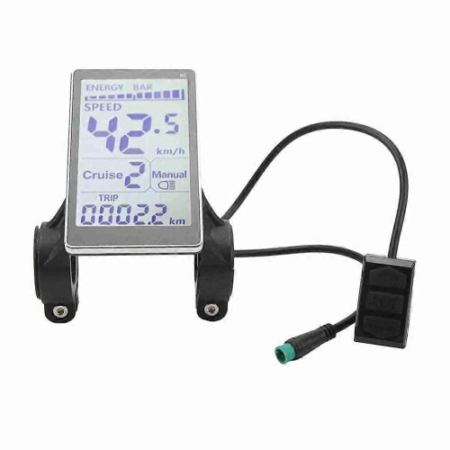 Ηλεκτρικός μετρητής LCD ποδηλάτου 5 ακίδων 24V 36V 48V 60V Universal 1