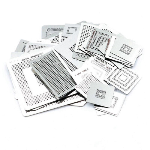 47Pcs Game Consoles BGA Stencil + BGA Jig for -CPU GPU 1