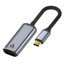 Adattatore Ethernet USB C 2.5G da 2500 Mbps, scheda di rete LAN RJ45 da 2,5 Gigabit Type C a Pro USB