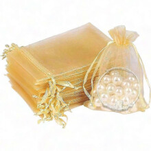 Sophisticated Organza Pouches for Storing Wedding Accessories and Fragrant Lavender Bags