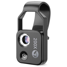 200x Portable Microscope Lens for Smartphone Inspection and Exploration Tools Compatible with and Android Devices