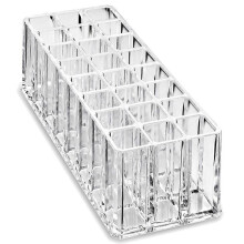 Organizer Acrylic Travel Perfume Holder Beauty Scent Holder 24 Space Clear Tall Organization Container Storage